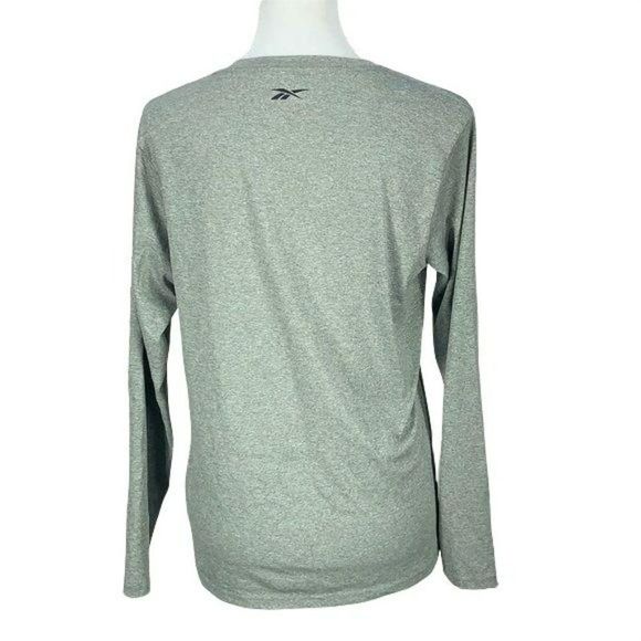 Reebok Heather Grey‎ Athletic Small Long Sleeve shirt - Picture 2 of 8